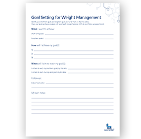 Goal setting for weight management download