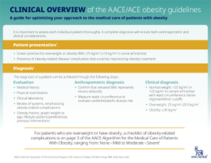 Overview of the AACE/ACE obesity guidelines