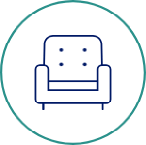 Icon of person at a desk
