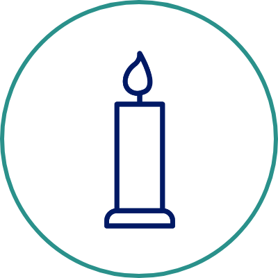 Icon of candle