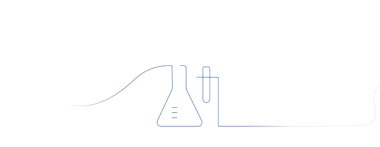 Beaker and test tube mobile